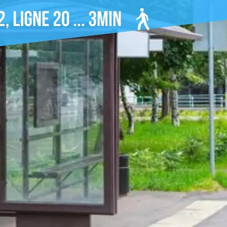 Parking Prive Et Gratuit - Arrivee Et Depart Autonome Apartamento